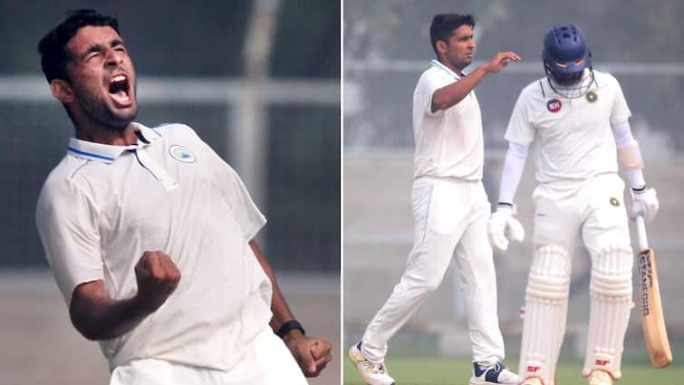 Anshul Kamboj Claims Historic 10 Wicket Haul In Ranji Trophy During Haryana vs Kerala Match Joins Elite List Anshul Kamboj Claims Historic 10-Wicket Haul In Ranji Trophy During Haryana vs Kerala Match, Joins Elite List