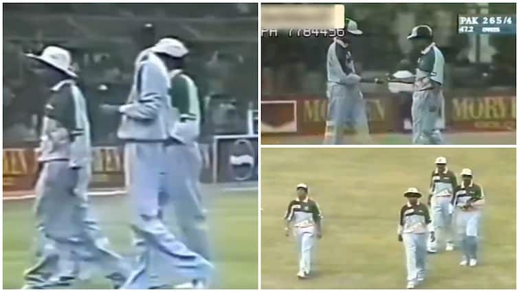 watch-pakistan-fans-pelt-stones-on-indian-team-karachi-odi-1996-champions-trophy-2025-sachin-tendulkar-sourav-ganguly-viral-video-bcci-pcb-x Pakistan Fans Pelting Stones On Indian Team? Old Video Of 1997 ODI Resurfaces On 