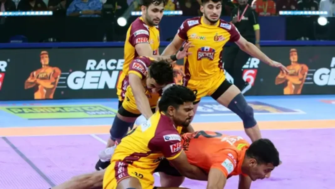 telugu-titans-beat-u-mumba-pro-kabaddi-league-pkl-11-raid-tackle-points-match-report-highlights-noida PKL Season 11: Telugu Titans Stun U Mumba In Low-Scoring Thriller At Noida