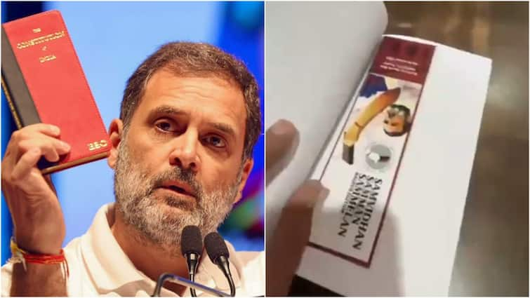 BJP Slams Congress Over Blank Constitution Books At Rahul Gandhi Event In Nagpur Party Responds BJP Slams Congress Over 