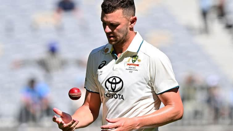 josh-hazlewood-injury-ruled-out-2nd-test-vs-india-australia-adelaide-pink-ball-wtc-bgt-2024-25-replacements-named Australia Suffer Major Blow Ahead Of 2nd Test Vs India As Star Pacer Gets Ruled Out Due To...