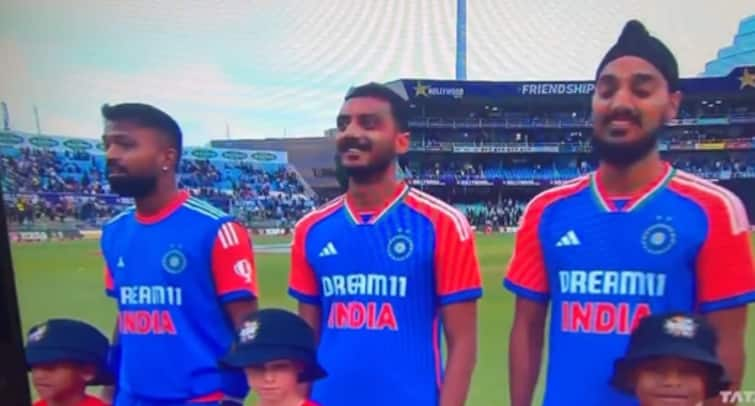 IND vs SA 1st T20I Indian Players Surprised National Anthem Halts Durban Kingsmead WATCH: Indian Players Confused As National Anthem Suddenly Halts At Durban