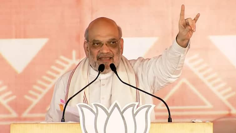 Jharkhand Election 2024 Amit Shah Says BJP Will Bring Law To Prevent Transfer Of Land To Infiltrators If They Marry Tribal Women JMM Congress Jharkhand Polls: Shah Promises Legislation To Prevent Land Transfer To ‘Infiltrators’ If They Marry Tribal Women