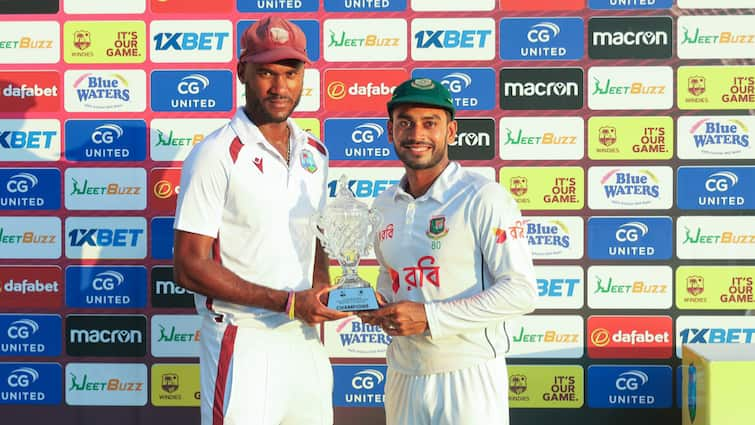 bangladesh-beat-west-indies-first-win-caribbean-soil-in-15-years-share-test-series-1-1-wtc Bangladesh Earn Historic Win Over West Indies In 2nd Test; Share The Series 1-1