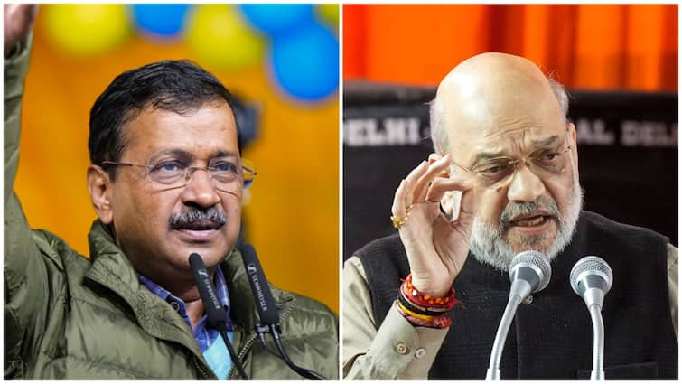 delhi elections 2025 Arvind Kejriwal Hits Back At Amit Shah Asks Will Delhi Develop By Abusing Me 