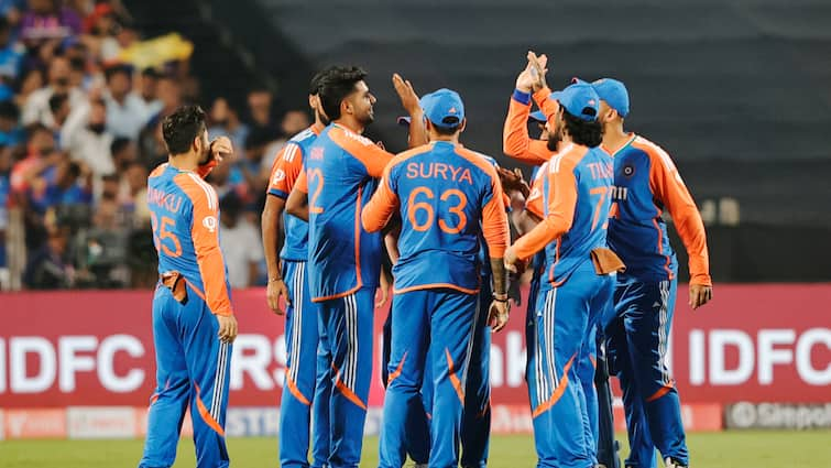 india-beat-england-15-runs-4th-t20i-seal-series-victory-hardik-pandya-shivam-dube-harshit-rana-sky-pune-match-report-scorecard Indian Bowlers Script Sensational Comeback Vs England; Clinch Nail-Biting Win In 4th T20I