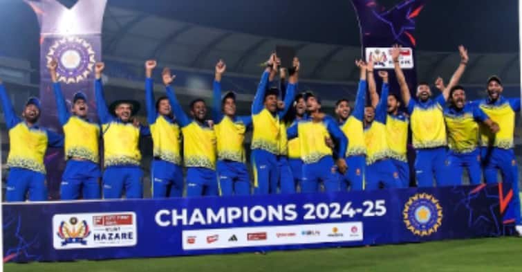 Vijay Hazare Trophy Unfancied Smaran Ton Overshadows Shorey Effort As Karnataka Win Fifth Title Vijay Hazare Trophy: Unfancied Smaran