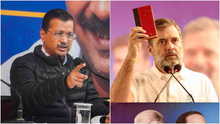 Delhi Election 2025 Arvind Kejriwal Hits Back At Rahul Gandhi Over Abuses Says His Fight Is To Save Congress Kejriwal Hits Back At Rahul Gandhi