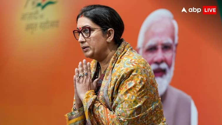 Delhi Assembly Elections 2025 Smriti Irani campaigned for Delhi elections urging people to vote for BJP Delhi Elections 2025: Smriti Irani Accuses AAP Of Collecting Personal Data Of Women Voters, Calls It 