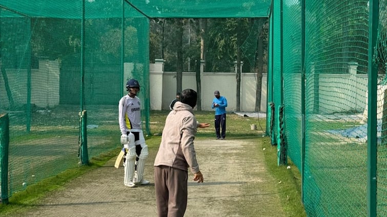 shubman-gill-trains-alongside-father-commences-icc-champions-trophy-preparations-india-pic-goes-viral Shubman Gill Trains In Nets Alongside Father; Commences ICC Champions Trophy 2025 Preparations