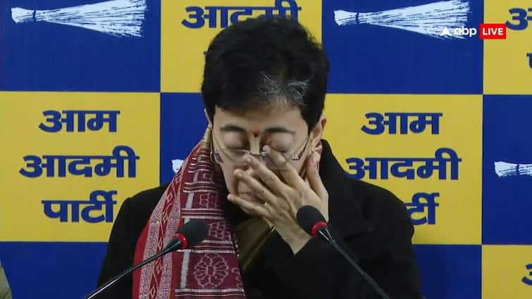 Delhi CM Atishi Breaks Down Over Ramesh Bidhuri