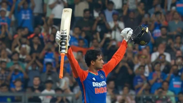 abhishek sharma scores 2nd fastest t20i ton for india fastest ever vs england surpasses aaron finch 5th t20i wankhede stadium mumbai watch highlights Abhishek Sharma Joins An Elite List With Historic T20I Ton Vs England; Becomes Fastest Ever...