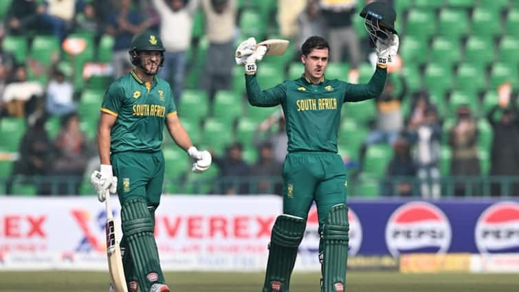 matthew breetzke scroes 150 on odi debut highest ever debutant score south africa vs new zealand 54 year odi history match scoecard Matthew Breetzke Creates History, Becomes First-Ever Cricketer In 54-Year ODI History To...