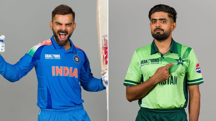 IND vs PAK Champions Trophy 2025 Pakistan Win Toss Choose To Bat First In Dubai Check Out Playing 11 Rohit Sharma Babar Azam India Pakistan IND vs PAK, Champions Trophy 2025: Pakistan Win Toss & Choose To Bat First In Dubai, Check Out Playing 11s