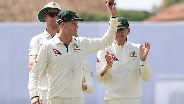 AUS vs SL 1st Test Australia Defeat Sri Lanka By An Innings And 242 Runs At Galle Steve Smith Khawaja Kuhnemann Nathan Lyon AUS vs SL 1st Test: All-Round Australia Crush Sri Lanka By An Innings And 242 Runs In Their Own Backyard