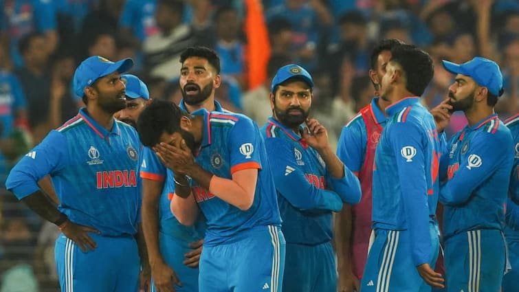 india odi record at narendra modi stadium ahmedabad last fixture odi world cup final 2023 defeat to australia pat cummins silenced crowd england series India