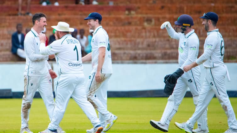 ireland beat zimbabwe test match matthew humphreys best figures in an innings record match scorecard Matthew Humphreys