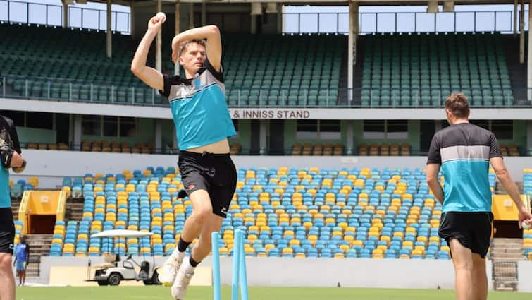 Champions Trophy 2025 New Zealand Pacer Ben Sears Ruled Out Of ICC Event Due To Hamstring Injury Champions Trophy 2025: New Zealand Suffer Major Setback As Pacer Ben Sears Ruled Out Of ICC Event