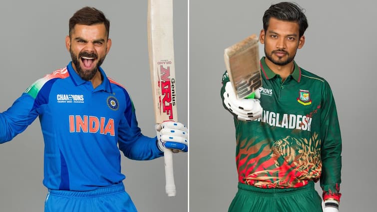 IND vs BAN Champions Trophy 2025 Bangladesh Win Toss Choose To Bat First In Dubai Check Out Playing 11s India vs Bangladesh IND vs BAN, Champions Trophy 2025: Bangladesh Win Toss & Choose To Bat First In Dubai, Check Out Playing 11s