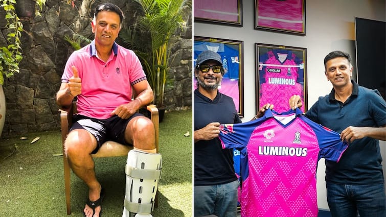 Rahul Dravid Joins Rajasthan Royals RR Camp In Jaipur Despite Injury Set to Be in Dugout For IPL 2025 Opener Rahul Dravid Joins RR Camp In Jaipur Despite Injury, Set to Be in Dugout For IPL 2025 Opener