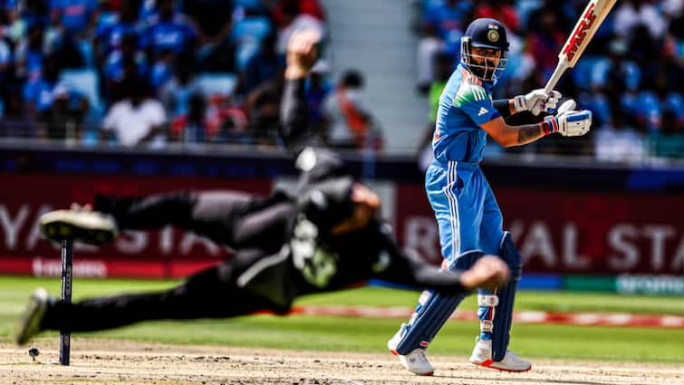 glenn phillips viral catch virat kohli icc champions trophy 2025 india vs new zealand match dubai watch video Catch Of The Tournament? Watch 