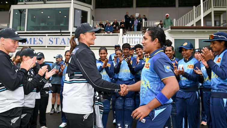 nz women vs sl women t20i series result share trophy 3rd match abandoned due to rain NZ Women, SL Women Share Series Trophy After 3rd T20I Ends In 