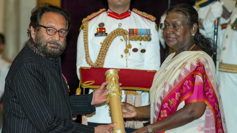 Shekhar Kapur Ajith Kumar Pankaj Udas Balayya Balakrishna Ravichandran Ashwin Among 71 Conferred Padma Awards By President Murmu Shekhar Kapur, Ajith, Balayya Among 71 Conferred Padma Awards; Pankaj Udhas, Sushil Modi Honoured Posthumously