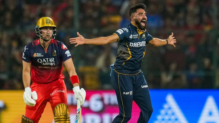 GT vs RCB Mohammed Siraj Admits To Emotional Battle Against Former Team RCB IPL 2025 Mohammed Siraj Admits To ‘Emotional’ Battle Against Former Team RCB