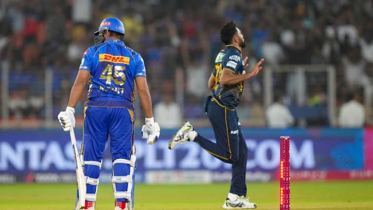 Mohammed Siraj Reveals The Real Reason Behind His Muted Celebration Vs Rohit Sharma says he respects him gt vs mi eliminator ipl 2025 Mohammed Siraj Reveals The Real Reason Behind His 