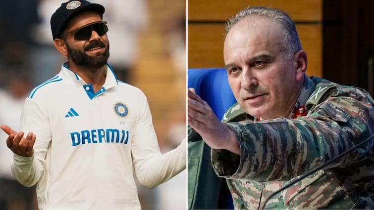 DGMO Lt Gen Rajiv Ghai Reacts To Virat Kohli Test Retirement During Op Sindoor Press Briefing My Favourite Cricketer ‘Kohli My Favourite Cricketer’: DGMO Lt Gen Rajiv Ghai Reacts To Virat’s Test Retirement During Op Sindoor Press Briefing