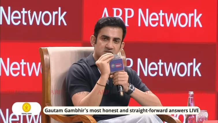 gautam gambhir on commentators indian cricket team abp live india 2047 summit 