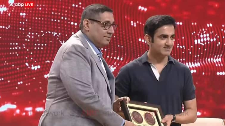 India@2047 Summit Gautam Gambhir Team India Coach Former Cricketer Gautam Gambhir At ABP Network