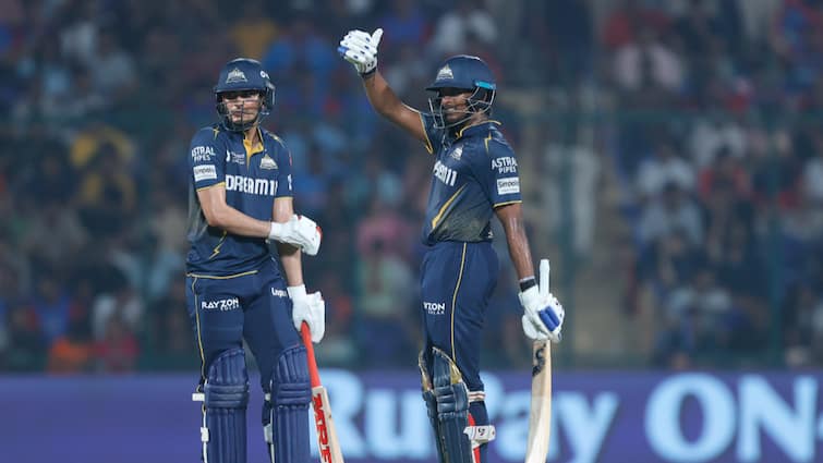 GT Openers Script Historic Win Vs DC Break Numerous IPL Records Sai Sudharsan Shubman Gill unbeaten opening partnership GT Openers Script Historic Win Vs DC, Break Numerous IPL Records