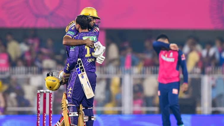 KKR Vs RR IPL 2025 Match Head To Head Records Live Streaming Time on JioHotstar eden gardens kolkata KKR Vs RR IPL 2025 Match: When, Where, How To Watch In India