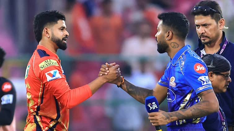 PBKS vs MI Score Live Updates IPL 2025 Qualifier 2 Punjab Kings vs Mumbai Indians Scorecard Telecast Online cricket PBKS vs MI Live: PBKS Need 204 Runs To Win