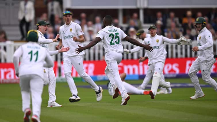 Proteas Pacers Rattle Australian Batters In Morning Session Of WTC 2025 Final wickets khawaja green marnus head lords watch video Proteas Pacers Rattle Australian Batters In Morning Session Of WTC 2025 Final: WATCH