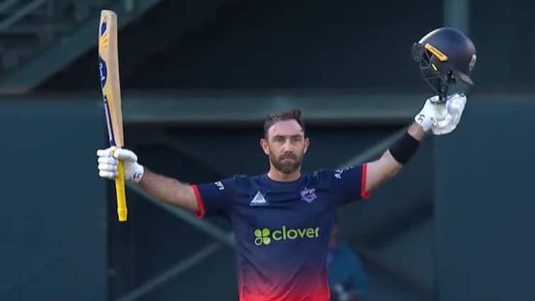 Maxwell Mayhem Coliseum WATCH Aussie All Rounder Stunning Ton MLC 2025 wf vs lakr sixes highlights video 