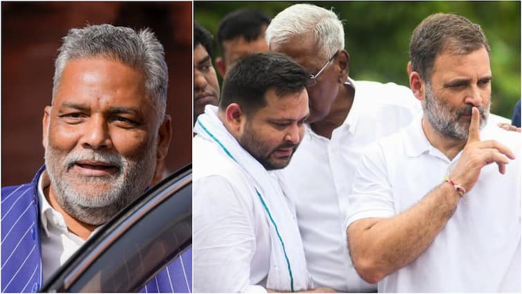 Rahul Gandhi Turned Down PM Post Pappu Yadav Claims Tejashwi Yadav Bihar Election 2025 Manmohan Singh ‘Genius Rahul Gandhi Turned Down PM Post’: Pappu Yadav Claims, Then Calls Him & Tejashwi ‘Arrogant Yuvraj’