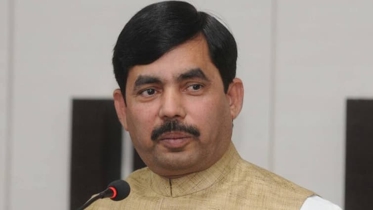 Bihar Voter List Revision Row BJP Shahnawaz Hussain Says Congress RJD Trying To Scare Muslim Community Bihar Voter List Revision Row: BJP