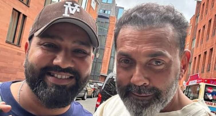 IND vs ENG Rohit Sharma Meets Bobby Deol Ashram ahead Lords Test Rohit Sharma Meets 