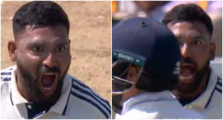 Mohammed Siraj Explodes With Emotion After Taking Ben Duckett Wicket Mohammed Siraj Explodes With Emotion After Taking Duckett