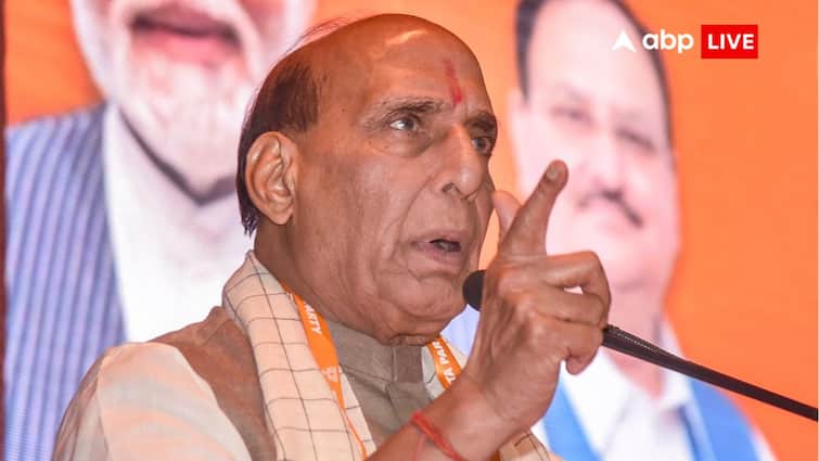 Rajnath Singh Hits Out at Lalu Yadav Over Ambedkar Portrait Row Highlights NDA Work Bihar Election 2025 Lalu Had Ambedkar