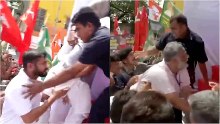 Pappu Yadav Kanhaiya Kumar Snub At INDIA Patna Protest With Rahul Gandhi Purnia MP Reacts WATCH Pappu Yadav, Kanhaiya Kumar Snubbed At Patna Protest? Blocked From Rahul Gandhi’s Vehicle, MP Reacts: WATCH