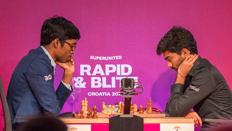 Praggnanandhaa Halts Gukesh’s Run In Blitz as Carlsen Regains Top Spot In Zagreb Praggnanandhaa Halts Gukesh’s Run In Blitz as Carlsen Regains Top Spot In Zagreb