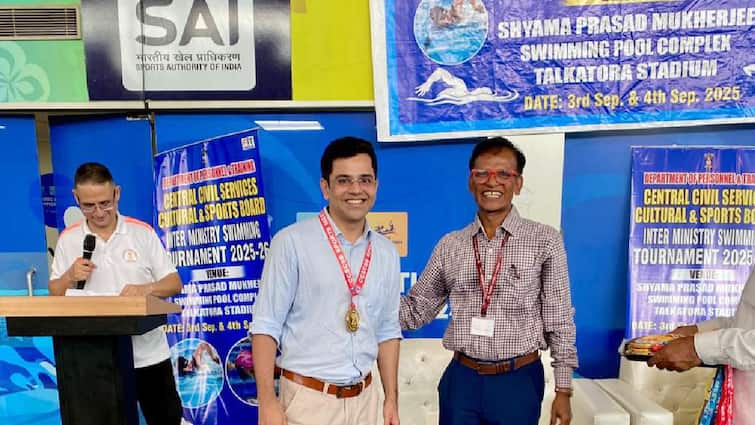 Cabinet Secretariat Wins Inter-Ministry Swimming Meet 2025-26; Railways, Finance Runner Up Cabinet Secretariat Wins Inter-Ministry Swimming Meet 2025-26; Railways, Finance Runner Up