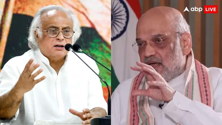 Bihar Elections Amit Shah Bihar seats target NDA 160 seats Congress attacks BJP vote chori revdi jairam ramesh ‘VC Plus VR’: Congress Jibes At Shah