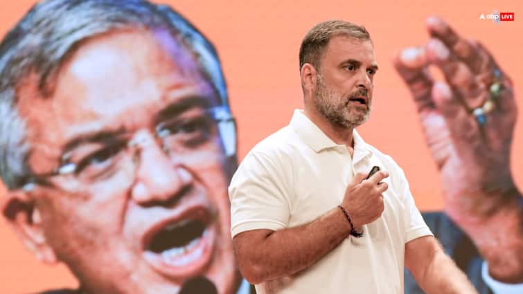 Rahul Gandhi Attacks ECI After Aadhaar-Based E-Sign Rollout Vote Chori Congress BJP CEC Gyanesh Kumar 