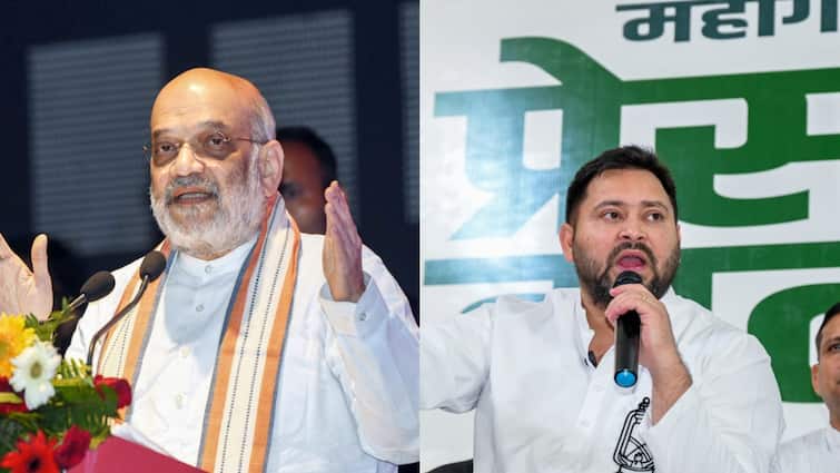 2171d96ab6b10380a5f27bff117e38aa17613918303341316_original.jpg Bihar Assembly Polls Amit Shah Targets Tejashwi Yadav Says ‘Sau Chuhe Kha Kar, Billi Haj Ko Chali Over Crime Remarks Amit Shah Targets Tejashwi Yadav, Says ‘Sau Chuhe Kha Kar, Billi Haj Ko Chali’ Over Crime Remarks