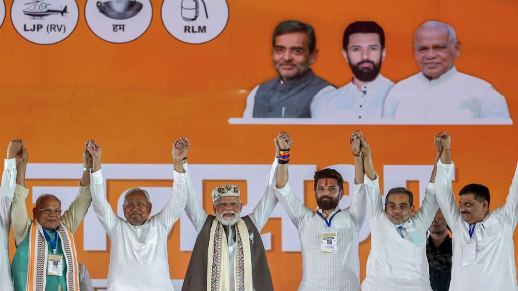 NDA Unveils Joint ‘Sankalp Patra’ Manifesto In Patna, Showcasing United Front Ahead Of Bihar Polls ‘1 Crore Jobs, Mission Crorepati’: NDA Unveils Bihar ‘Sankalp Patra’ Manifesto, Promises Infra Push