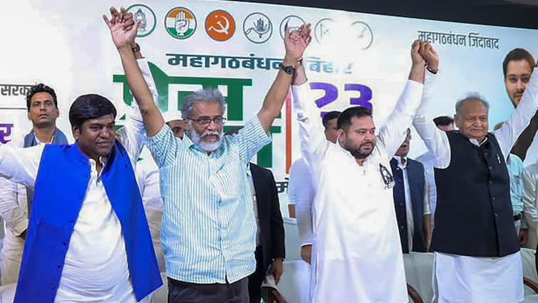 Bihar elections mahagathbandhan RJD Congress VIP CPI ‘Friendly Fights’ Or Widening Cracks: Mahagathbandhan Allies Turn Rivals In These 12 Key Bihar Seats